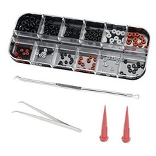 144pcs Rubber O Ring Assortment Kits 12 Sizes Made of Nitrile Rubber NBR