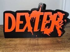 Dexter Morgan 3D Logo Sign Self Standing Wall Display Shelf Art TV Show