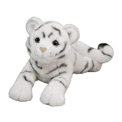 Douglas Cuddle Zahara White Tiger Cub #4523 Plush Stuffed Animal Toy