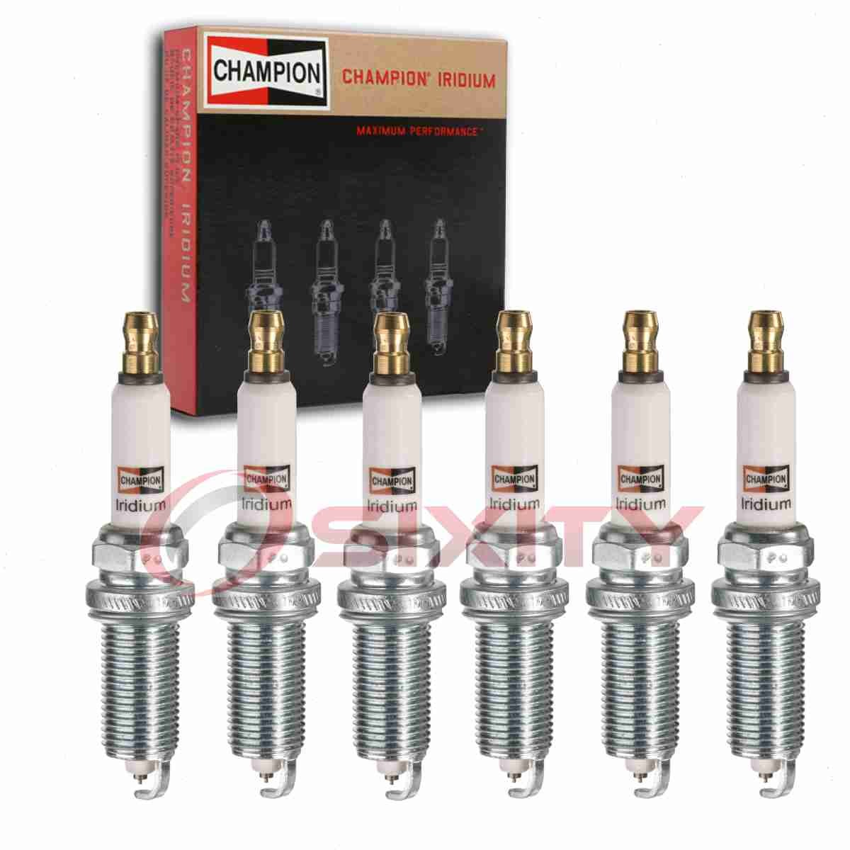 6 pc Champion Iridium Spark Plugs for 2010-2014 Subaru Tribeca 3.6L H6 yn