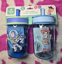 15oz Toy Story Straw Tumblers 2-Pack - NEW, SEE DETAILS