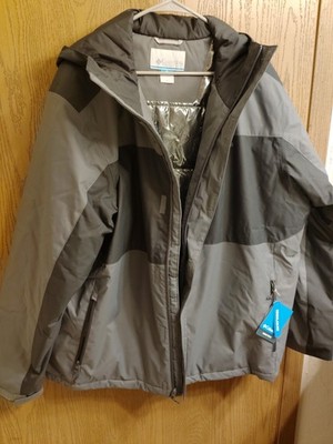 Columbia Tipton Peak III Omni-Tech Men's XL Gray Insulated Waterproof Jacket
