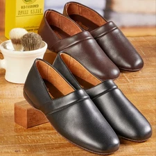 Men's Classic Leather Slippers