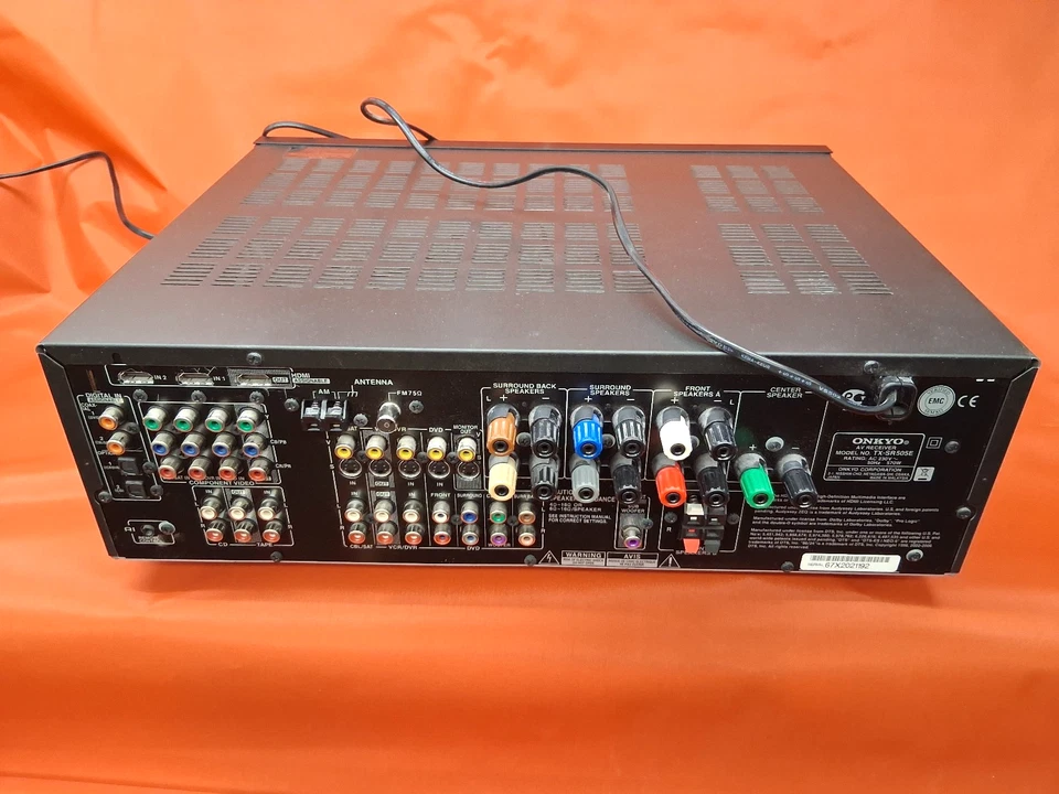 Onkyo AV Receiver RDS-UKW, Ausgang 7 Kanäle x 130W,Audioeing. 2xOptisch 2xCoax . - Bild 3 von 4