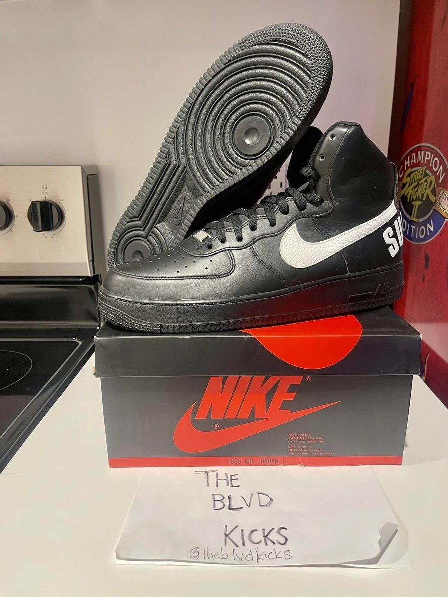 Nike Air Force 1 Supreme High Black - огромный выбор по лучшим