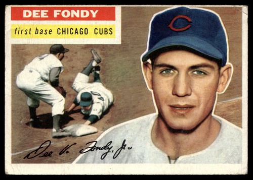 Dee Fondy [Gray Back] #112 1956 Topps card