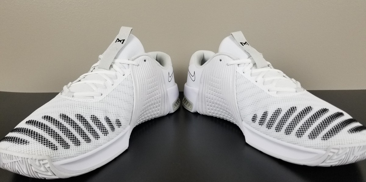 NIKE METCON 9 WHITE BLACK CROSSFIT GYM TRAINING SHOES NEW 