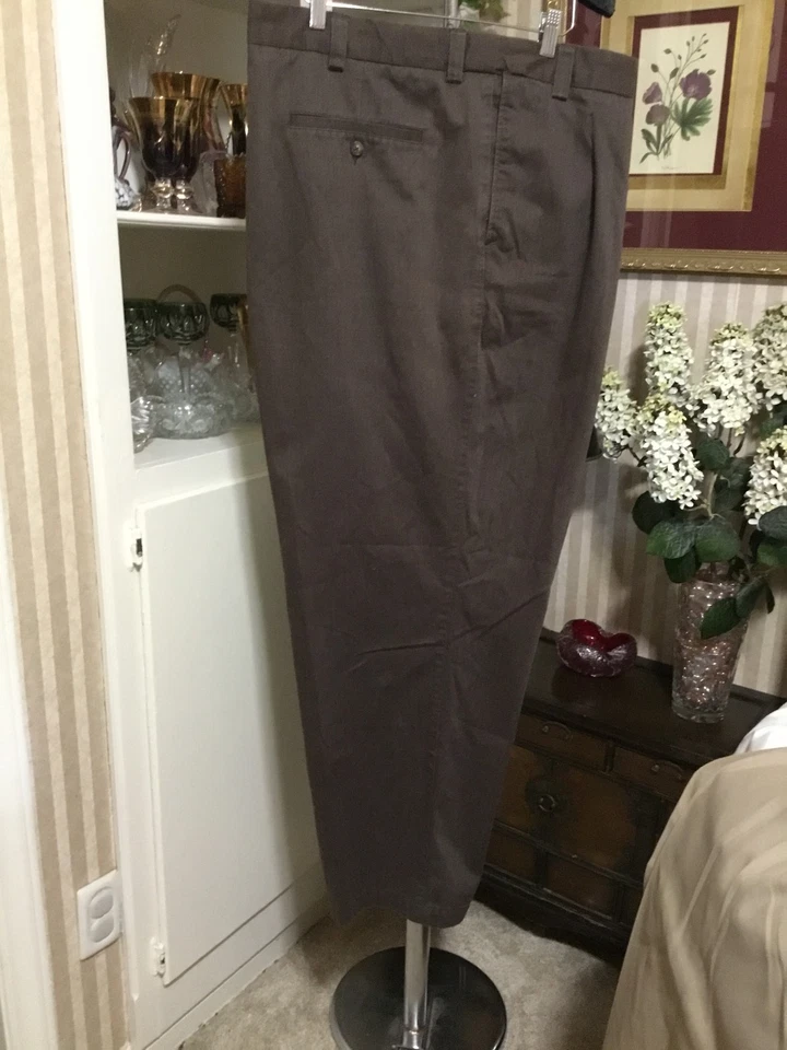 Pantalones cortos informales grandes para hombre guapos George Foreman marrón oscuro caqui 54x32 Foto 3 de 4