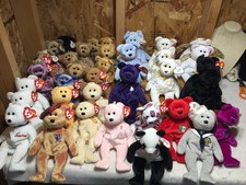 Lot of 38 Ty Beanie Baby Bears