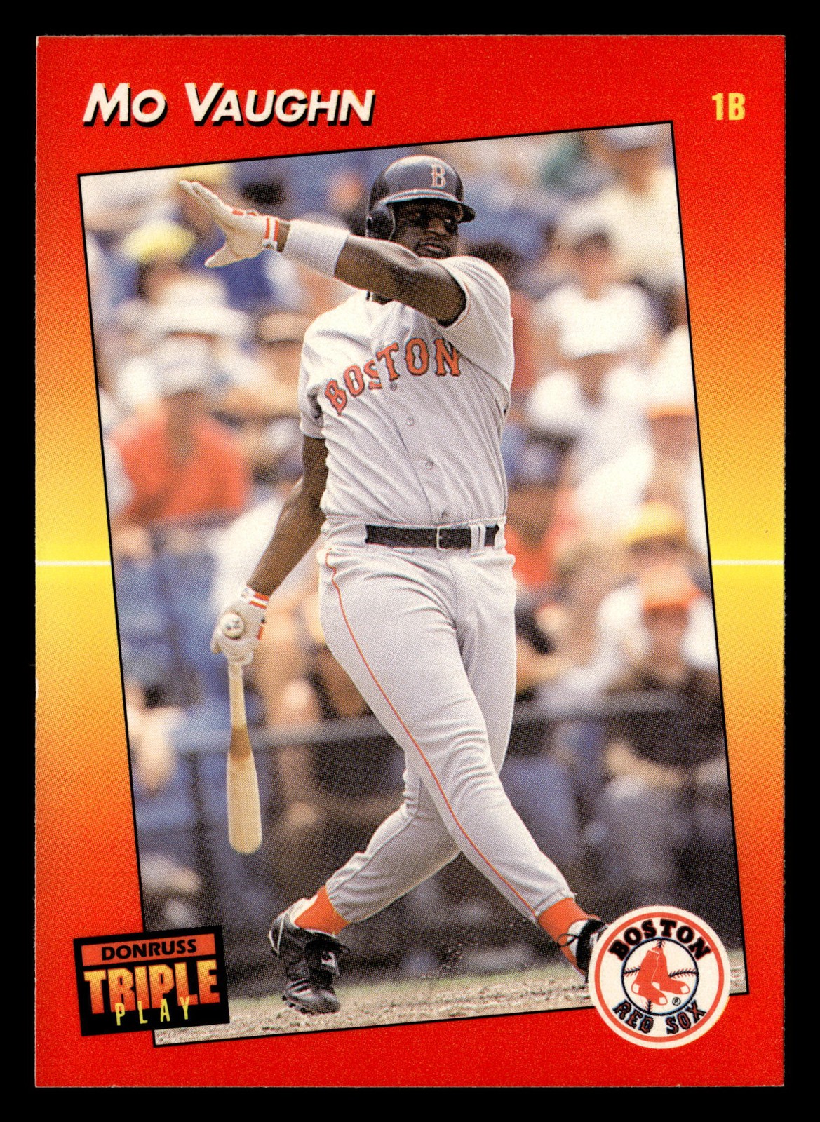 Mo Vaughn 1992 Triple Play #79 Boston Red Sox Baseball *205