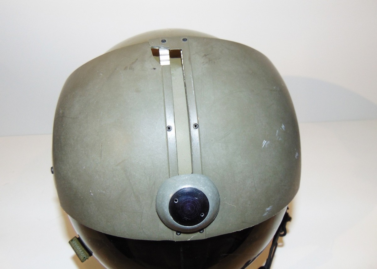 Surplus Gentex Model DH 411 Helicopter Pilot Flight Helmet, RCAF