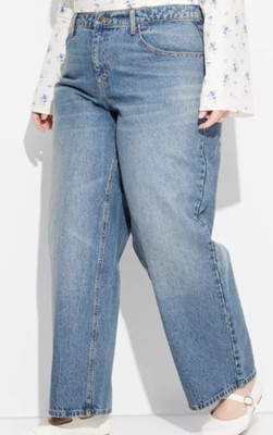 NEW Wild Fable Women's Mid-Rise 90's Relaxed Jeans Size 18