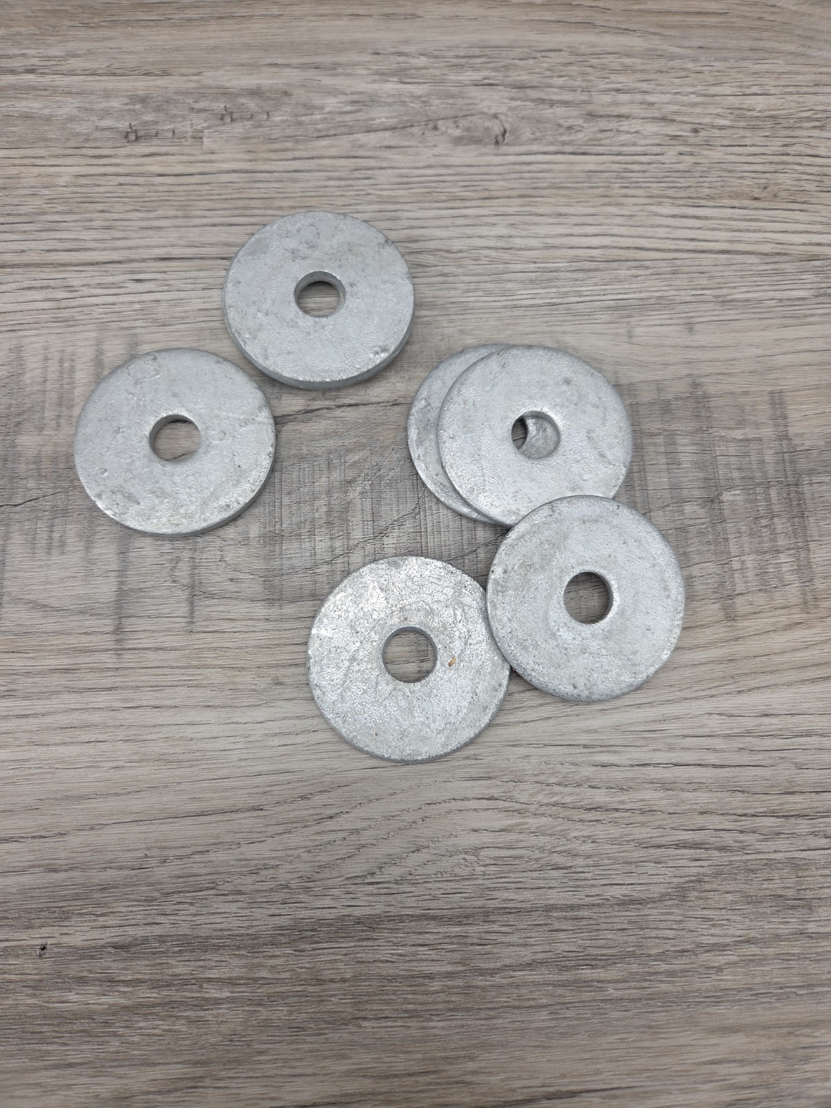Qty 20 9/16" X 2 1/4" X 3/16" Galvanized Thick Flat Fender Washers Heavy Duty
