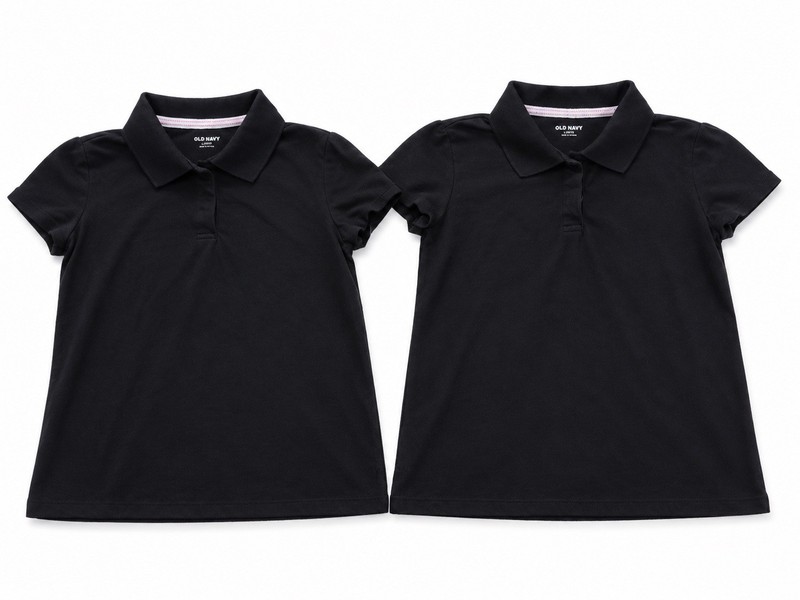 Old Navy Girls Black Polo Shirt Bundle – Size 10/12