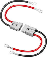 2 Pcs 50A Battery Quick Connector, Anderson Connector 50A Kit, 7AWG 600V 1.64Ft