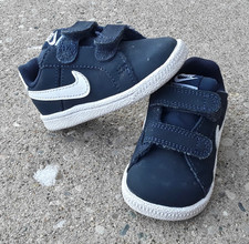 Nike Boys Court Royale Toddler 833537 400 Blue White Sneaker Shoes Size 4C