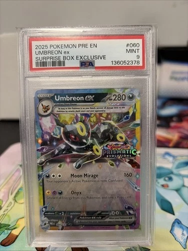 Umbreon ex - (Prismatic Evolutions Stamp) 060/131 PSA 9