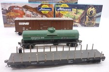 3 x ATHEARN Spur HO GÜTERWAGEN - NORFOLK & WESTERN - OVP, h