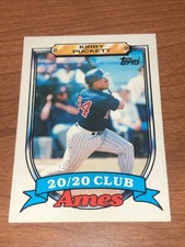 1989 Topps Ames 20/20 Club Kirby Puckett #24 Minnesota Twins