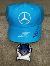George Russell Signed Official Mercedes Racing Hat F1 Superstar #63 Beckett #2