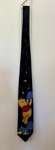 Disney "Winnie The Pooh" Blue Tie - Bees & Honey Pot - Novelty Necktie - BNWT - Picture 3 of 6