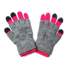 TIGERSTARS GRAY PINK LAYVER WINTER GLOVES