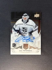 2018-19 Upper Deck Clear Cut - Rookies Cal Petersen #CCR-CP On-Card Auto RC