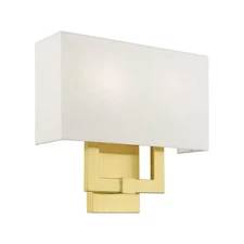 Lighting 51103-12 Meridian Collection ADA 2-Light Wall Sconce Light with Off-...