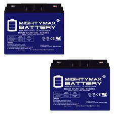 Mighty Max 12v 22ah Gel Replaces Stanley J509 500 1000 Jump Starter - 2 Pack