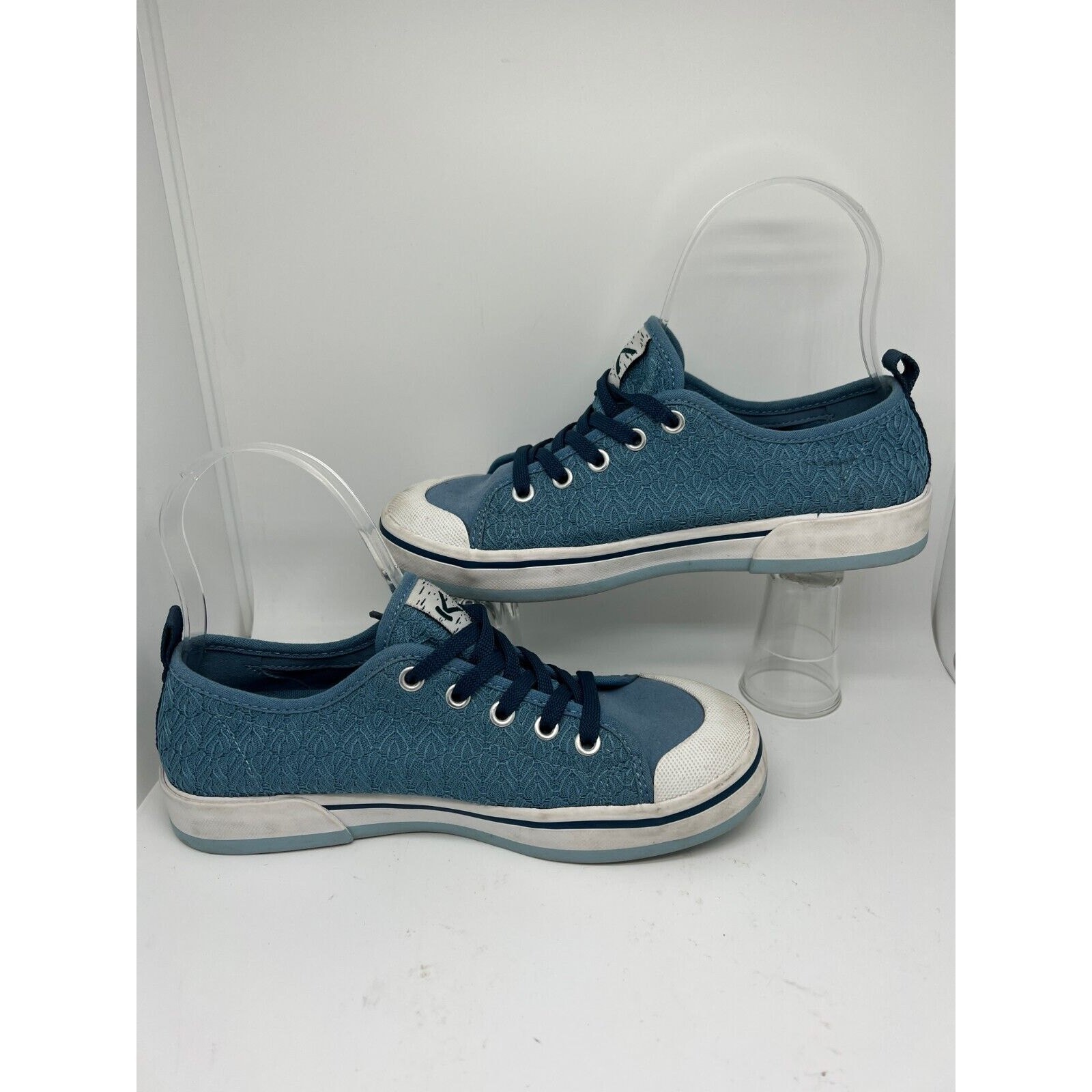 Keen Shoes Donna Elasa Sneakers all'uncinetto 1018304 Blu Tessuto Stringate Taglia 6 5