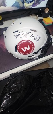 Mark Rypien Autographed Washington Commanders Full Size Helmet Beckett COA
