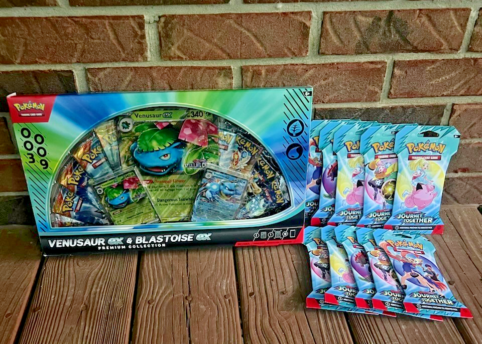 NEW-Pokemon Venusaur ex Blastoise ex Premium Collection & x10