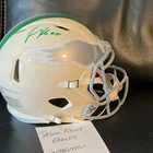 Jason Kelce Philadelphia Eagles Signed Original Football Helmet White/Green