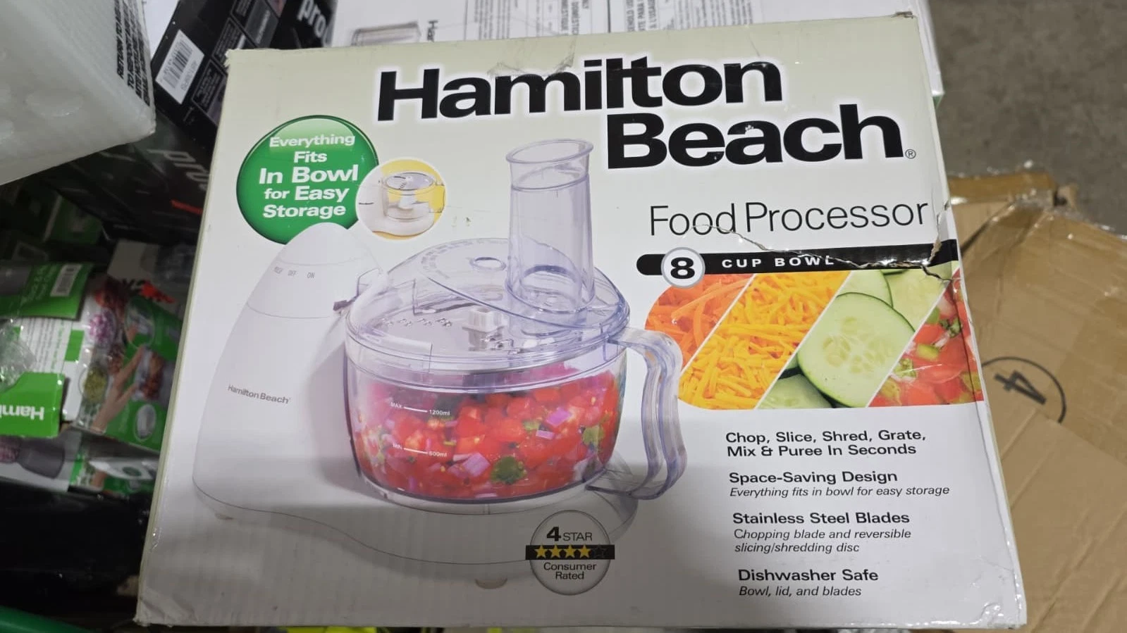 Hamilton Beach 70450 White 8 Cup Bowl Food Processor
Opens in a new window or tab
