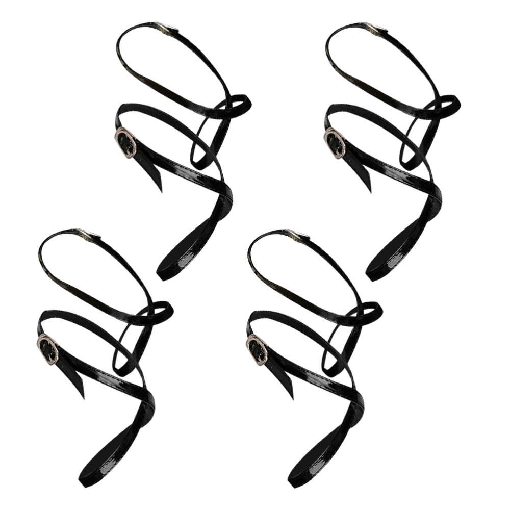 APL 4 Paia Lacci per Scarpe Intorno alla Caviglia Miss Cinghie Staccabili per Tacchi