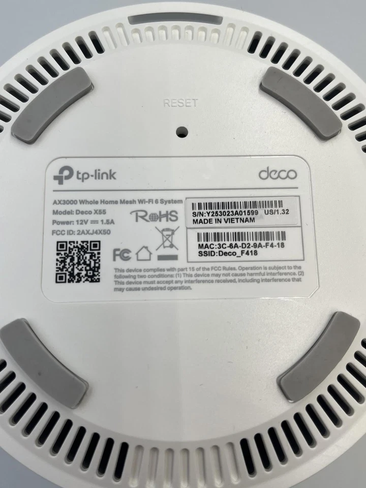 TP-Link Deco X55 AX3000 WiFi 6 Mesh System - Deco X55(1-Pack)* - Image 4 of 4