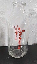 Vintage Milk Bottle ROBERTS Dairy One Quart