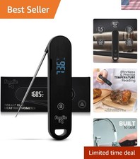 Professional Digital Food Thermometer,  1 Second Response time, ±0.5°F Accura...
