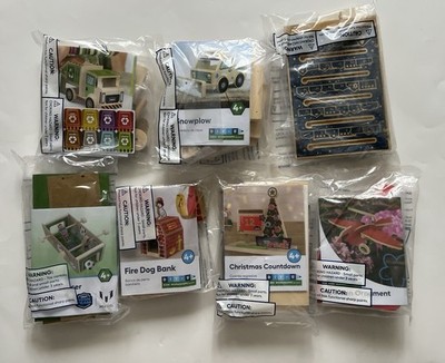 Lowe's JR. DIY BUILDER BUNDLE - 7 KID'S WORKSHOP KITS! Includes JR BUILDER PATCH