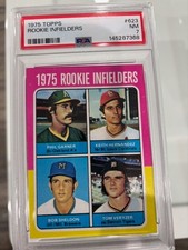 1975 Topps Rookie Infielders #623 PSA 7 NM