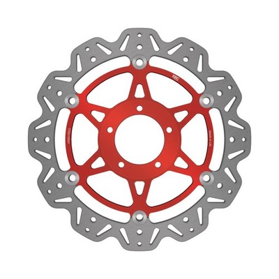 EBC Float Vee Rotor vorne rot Nabe vorne rechts für Ducati Diavel S 1260cc 2020-23