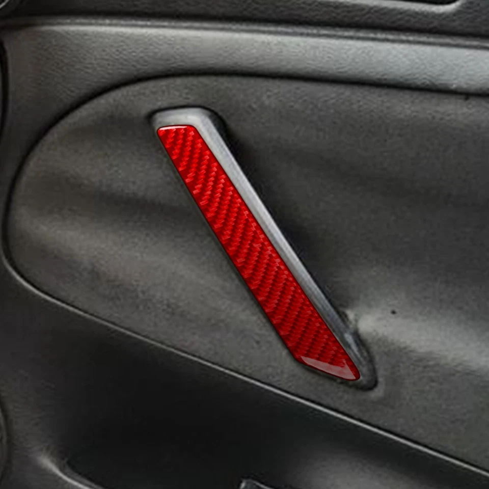 Комплект полной внутренней отделки из красного углеродного волокна для Volkswagen Passat B5 1996-06 31 шт. - Изображение 3 из 4