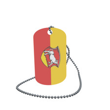 Dog Tag Flag Small Cattle Field Dog Tag Aluminium 30 x 50mm