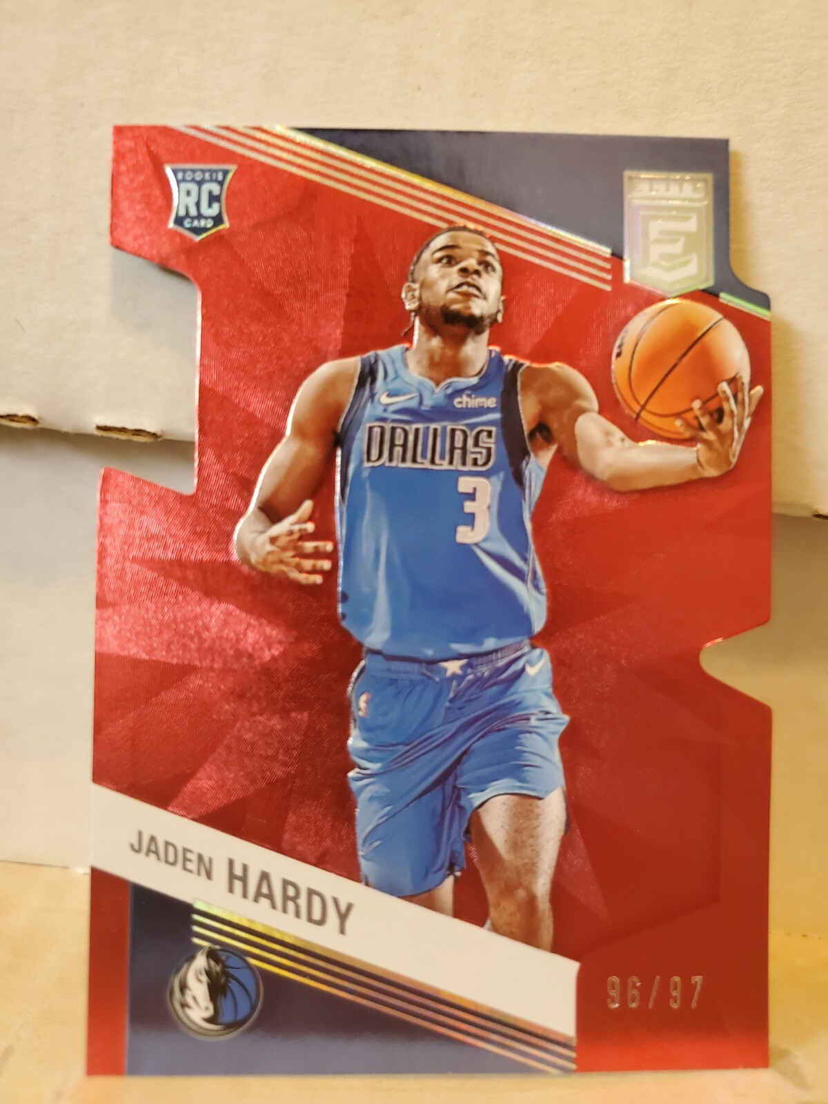 Jaden Hardy 2022-23 Donruss Elite #222 Red Aspirations Die Cut /97 SP Rookie RC