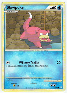 Pokemon 1x Slowpoke - 70/95 Call of Legends - Common - LP