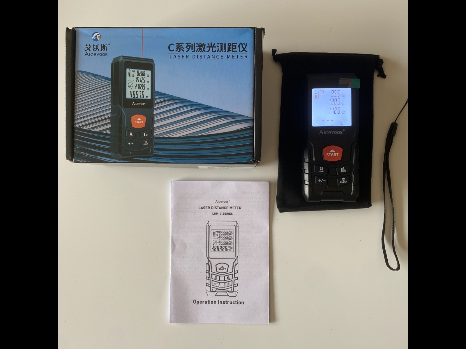 Laser Level + Laser Distance Meter Set. Hilda and Aicevoos Combo eBay