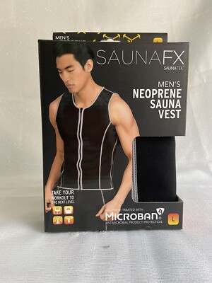 New! Men’s Neoprene Sauna With Microban, Lose Water Size ￼L 