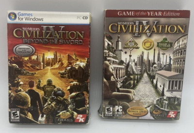 Sid Meiers Civilization PC Lot (2) games