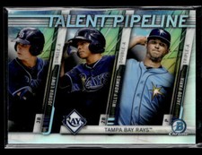Joshua Lowe / Willy Adames / Faria - 2017 Bowman Talent Pipeline #TP-TBR Rays