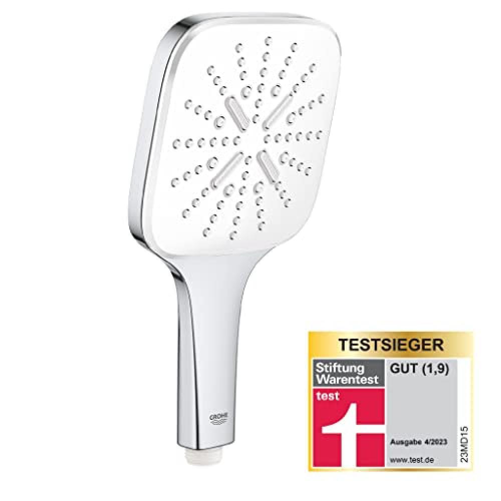 GROHE Vitalio SmartActive 130 Cube|Manopola doccia a tre getti|GROHE Water Savin